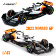 thumbnail image 3 of 1:43 2023 Monaco Mclaren MCL60 SINGAPORE MCL60 F1 Formula Car Die Cast Vehicles Collectible Model Racing Toys MCL60-81 Monaco, 3 of 6