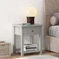 thumbnail image 6 of Home Square 24"H Wood Accent Table in Gray - Set of 2, 6 of 11
