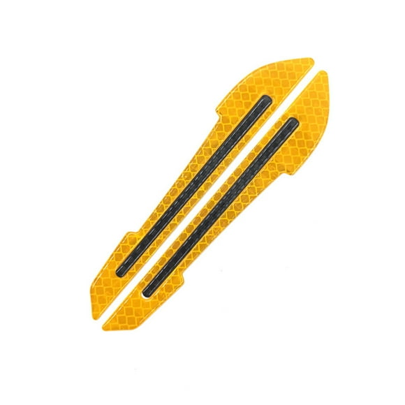 2 Pegatinas Reflectantes Para El Coche, Pegatinas Protectoras Para El Espejo Retrovisor, Tiras Protectoras Contra Colisiones, Universales, Azules.