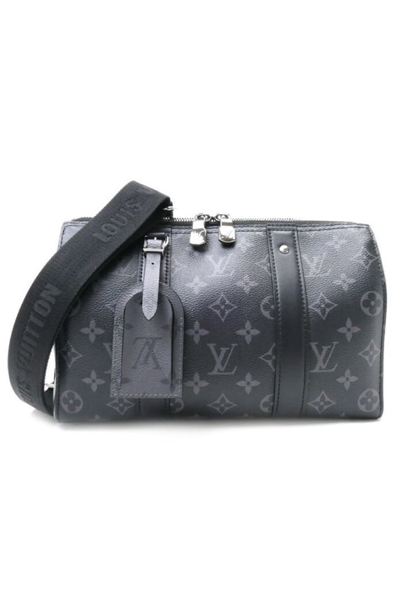 Pre-Owned LOUIS VUITTON Louis Vuitton City Keepall Shoulder Bag Monogram Eclipse M45936 Men's