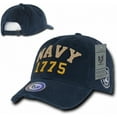 thumbnail image 2 of RapDom Navy Vintage Athletic Mens Cap [Navy Blue - Adjustable], 2 of 3