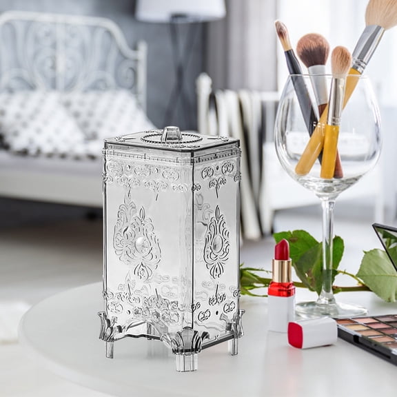 Transparent Cosmetic Organizer - Portable Makeup Beauty Storage Holder for Vanity and Travel
