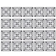 thumbnail image 3 of Diagonal Sticker, DIY Home Decoration Tile Sticker 20PCS Self Adhesive Floor Sticker  For Home For Living Room, 3 of 8