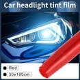 thumbnail image 2 of Unique Bargains Headlight Taillight Tint Film, Front Rear 70.87"x11.81" Car Fog Light Vinyl Sheet Cover Red, 1 Pc, 2 of 7