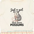 thumbnail image 4 of Inktastic Just a Girl That Loves Possums Girls Toddler Dress, 4 of 5