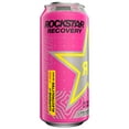 thumbnail image 3 of Rockstar Recovery Raspberry Lemonade Energy Drink, 16 fl oz, 12 Pack Cans, 3 of 8
