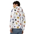thumbnail image 4 of Naloa Rocket Planets Men’s Hoodies, Zip up Hoodie, Sweatshirts,Hoodies for Men Sizes S-3XL-3X-Large, 4 of 5