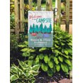 thumbnail image 3 of Printtoo White Welcome To Our Campsite Outdoor Personalized Camping Flags For Campers Double SidedFlagCampsiteFlagOutdoor Garden Sign, 3 of 4