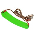 thumbnail image 1 of TISHITA Kids Outdoor Fun Playground Swing Seat Swingset Toy with Rope Green, 1 of 8
