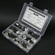 thumbnail image 1 of Abrazadera Para Cables, Kit De Abrazaderas Para Cables Flexibles De Acero Inoxidable, Gestión De Cables Para Sujetar El Cable Reparación De Tuberías Reparación De Cables Fugacal Cable Clamp Kit, 1 of 8