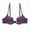 Purple, variant on Women's Essentials Deep U Multi-Way Push Up Convertible Low Cut Plunge Bra(Beige,32C)