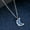 2, variant on Fashion Zircon Moon Pentagram Love Pendant Necklace Elegant Crystal Choker Ch:yy-2