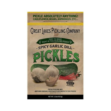 Spicy Garlic Dill Easy-to-Make Pickling Pouch