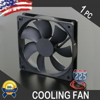 6" Square Rotary Cooling Fan with 1" Depth 12 Volt Rotary Plastic Amplifier Computer