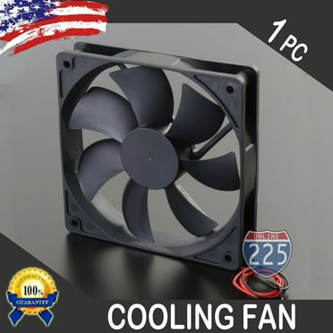 6" Square Rotary Cooling Fan with 1" Depth 12 Volt Rotary Plastic Amplifier Computer