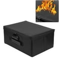thumbnail image 4 of Fireproof Document Bag, Black Safe Combination Lock High Temperature Resistant Fireproof Document Box Silicone Fiberglass Cloth  For Office For Travel, 4 of 8