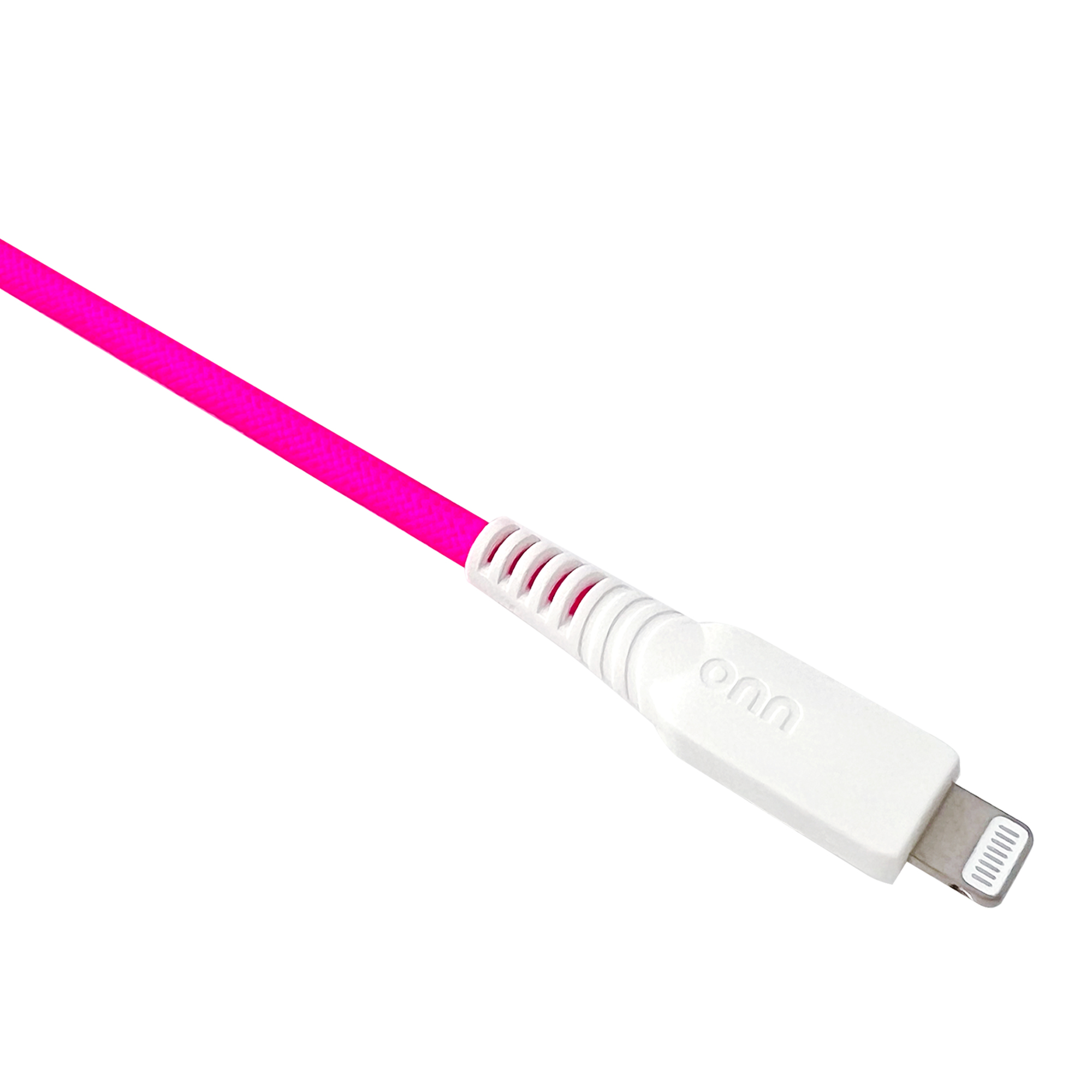 onn 6 Ft Lightning to USB-C Cable, MFI Certified, Pink photo 7