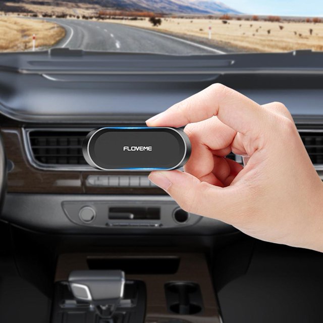 2 uds FLOVEME S16 soporte de montaje para teléfono de coche 360 soporte magnético giratorio para GPS