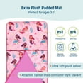 thumbnail image 2 of Wildkin Velour Nap Mat for Toddler Boys and Girls (Groovy Mermaids), 2 of 8
