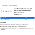 thumbnail image 2 of Intake Manifold Gasket - Compatible with 1991 Audi 200 Quattro DOHC, 2 of 2