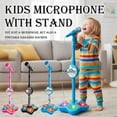 thumbnail image 2 of Jouet Microphone de Karaoké pour Enfants avec Lumières LED, Machine de Chant Portable avec Musique Intégrée, 2 of 8