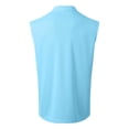 thumbnail image 5 of JTieacloth High Neck Tops for Men Men's Sleeveless Tank Top Casual Breathable Comfortable Loose Fit Button Down Summer Workout Gym Outdoor Hiking, 5 of 5
