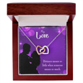 thumbnail image 1 of To My Wife Distance Means so Little Inseparable Necklace, 1 of 7