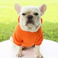thumbnail image 4 of TELOLY Dog Clothes,Practical Pocket Cat Onesie,Comfortable Fit Warm and Comfortable Dog Sweatshirt,Orange,Xl, 4 of 4