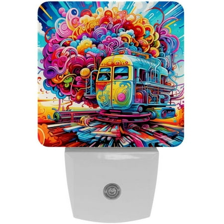 

Graffiti LED Square Night Lights - Energy Efficient and Stylish Bedroom Lighting Solution