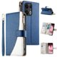 thumbnail image 2 of Funda cartera GANGXUN para OPPO Reno 13 Pro , cuero PU con tarjetero, cremallera, correa de mano, soporte y protección 736°, 2 of 6