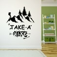 thumbnail image 3 of Home Wall Decal - Take a Hike - Lively Hot Air Balloon Design Lively Man Hiking in Beautiful Mountains - Proudly Hand Made Decal - Size: 36 In(W) x 40 In(H), 3 of 5