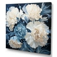 thumbnail image 2 of Designart "Pale Azure Carnation Composition" Carnations Canvas Art Print, 2 of 7