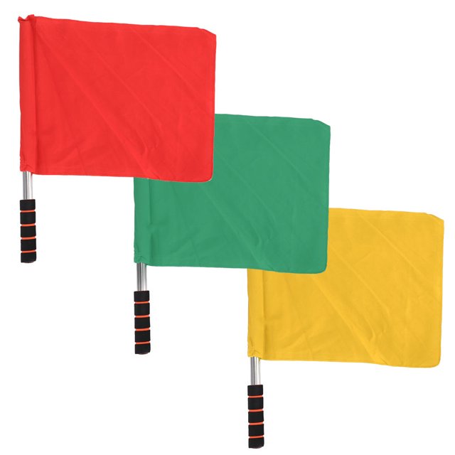 Peahefy Sports Order Flag, Game Handflag Convenient To Use Signal Flag, For Referee Signal Flag Tool