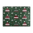 thumbnail image 5 of Yayeee Area Rugs for Living Room 6.7'x4.8' Non Slip Washable Bedroom Floor Carpet, Christmas Hats, 5 of 5
