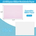 thumbnail image 2 of Uxcell 20Pcs Glitter Cardstock Paper, 250gsm Sparkly Paper Light Pink A4, 2 of 6