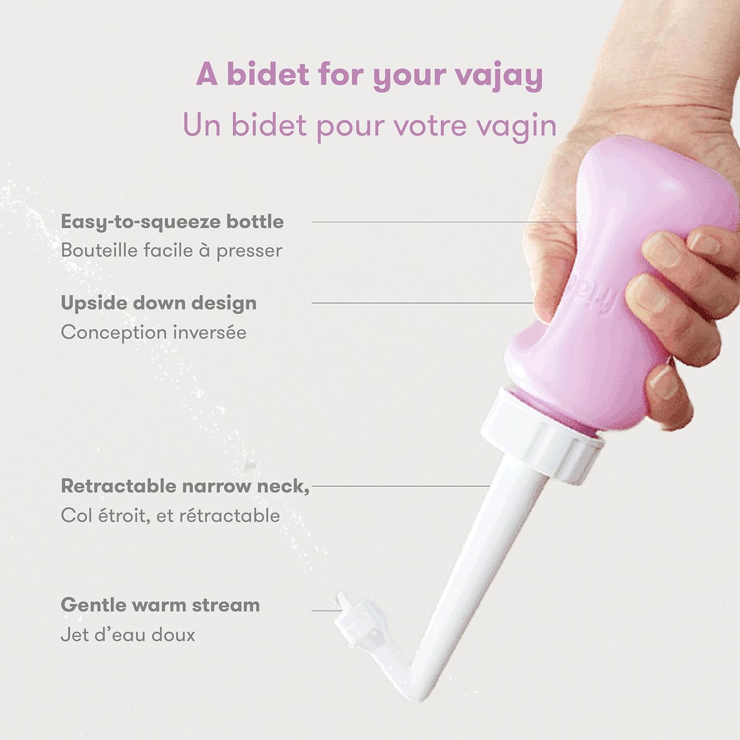 Frida Mom - Upside Down Peri Bottle - Postpartum Recovery - The Original Fridababy MomWasher for Perineal Recovery and Cleansing After Birth - Hospital Bag Essential, Newborn Baby, Cleansing after Bir, 1 Peri Bottle