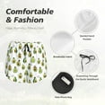 thumbnail image 4 of Daiia Avocado Friends Pattern Women's 2 in 1 Running Shorts - Lightweight Athletic Workout Gym Yoga Shorts Liner with Phone Pockets-Large, 4 of 7