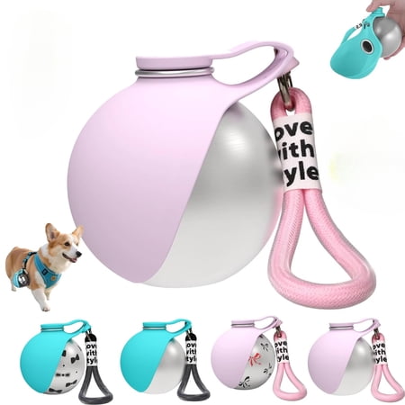 2-in-1 Dog Water Bottle & Bowl, Leak-Proof & Compact Dog Travel, Foldable Pet Water Bottle, Portable Super Design Dog Water Bottle for Small Dog Walking, Hiking & Travel