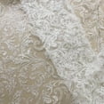 thumbnail image 1 of Paillettes Poudre Sequins Floral Transparent Dentelle Tulle Tissu Robe de Soirée Robe de Performance Tissu de Couture 0.5yard, 1 of 7