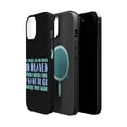 thumbnail image 2 of DistinctInk MagSafe Tough Case for Apple iPhone 14 (6.1" Screen) - I Want to Go With Them - Shockproof Protection, 2 of 6