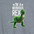 thumbnail image 3 of Toy Story - I'm a Nervous Rex - Women's Racerback Tank Top, 3 of 5
