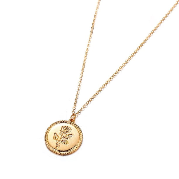 Collar de Rosa 3D personalizado, joyería de la Bella y La Bestia, flor de Rosa definitiva, regalo del Día de San Valentín para mujer