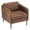 Brown, variant on Ktaxon Modern Club Chair, Bronzing Cloth Fabric Arm Chair, Single Sofa for Reading Living Room Brown