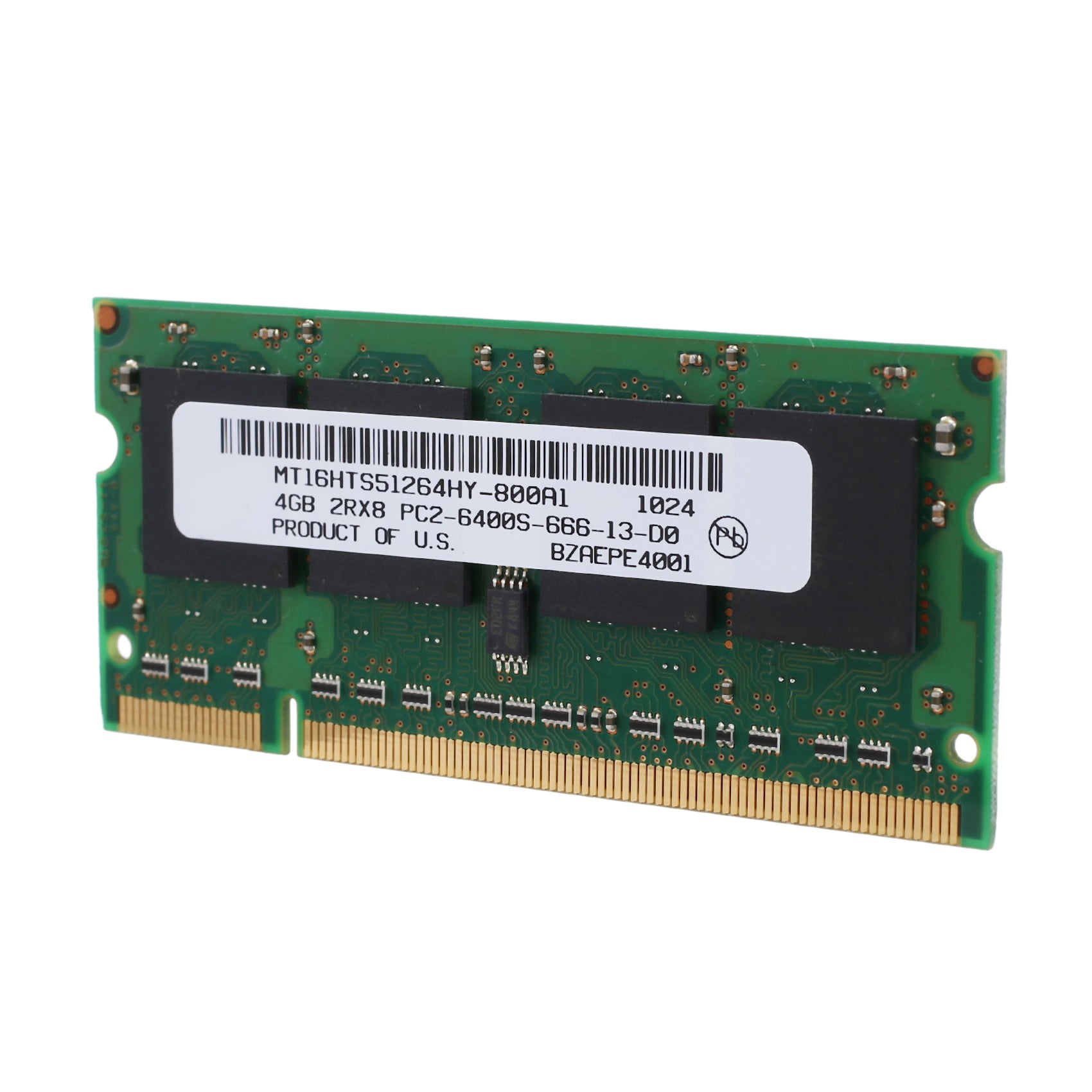 joyería Mejorar Anticuado 4X（4GB DDR2 Laptop Ram 800Mhz PC2 6400 SODIMM 2RX8 200 Pins for Intel AMD  Laptop Memory） - Walmart.com