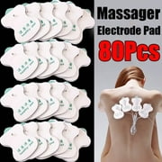 50Pcs/80Pcs Electrode Adhesive Pads for Tens Acupuncture Digital Therapy Massager Machine Massaging Pads