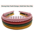 thumbnail image 3 of Banda para el cabello para mujer, diadema de plástico, bandas para el cabello de moda, diademas deportivas, diadema para mujer, aro para la cabeza con dientes antideslizantes, 4 piezas oso de fresa  Electrónica, 3 of 5