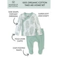 thumbnail image 4 of Honest Baby Clothing Baby Boy or Girl Gender Neutral Organic Cotton Take Me Home Set, 2 Piece (Preemie-9 Months), 4 of 7