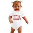 thumbnail image 3 of Byoo Valentine's Day Boys Onesies Short Sleeved Letter Printed Crew Neck Romper Soft Daily Active 1pcs Bodysuit for Baby, 3 of 5