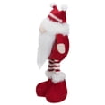 thumbnail image 5 of Northlight Standing Christmas Gnome with Pom Pom Hat Figure - 12.5" - Red and White, 5 of 5
