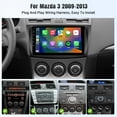 Leadfan Android Car Radio for Mazda 3 2009 2010 2011 2012 2013 Stereo